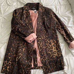 Leopard blazer